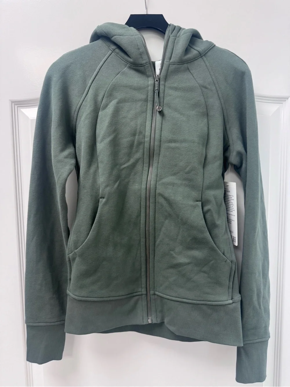 lululemon athletica Olive Green Full-Zip Hooded Sweater